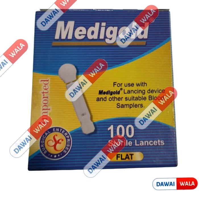 Medigold Sterile Lancets Flat