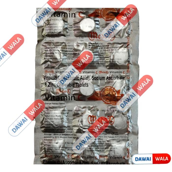 Vitamin C Tablet Orange