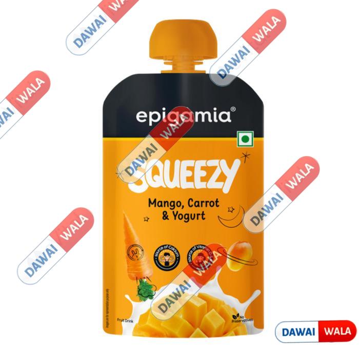 Epigamia Squeezy Mango,Carrot & Yogurt