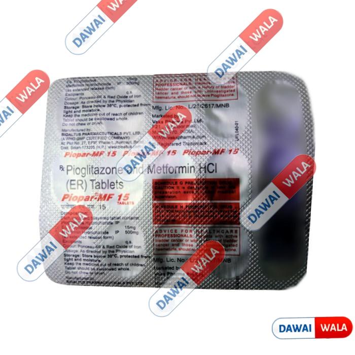 Piopar-MF 15 Tablet