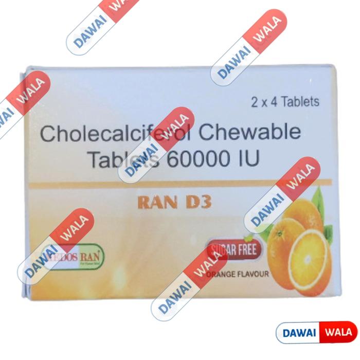 Ran D3 Tablet Orange Sugar Free