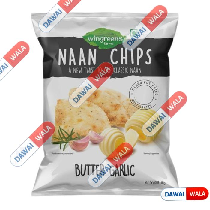 Butter Garlic Naan Chips