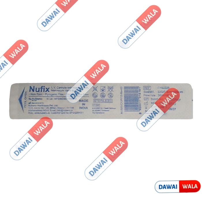 Nufix IV Cannula (22G)