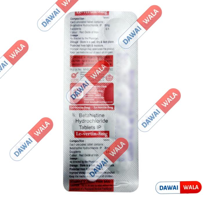 Le-Vertin-8mg Tablet