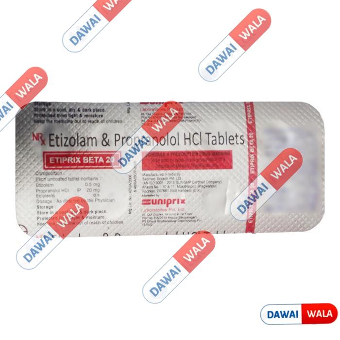 Etiprix Beta 20 Tablet