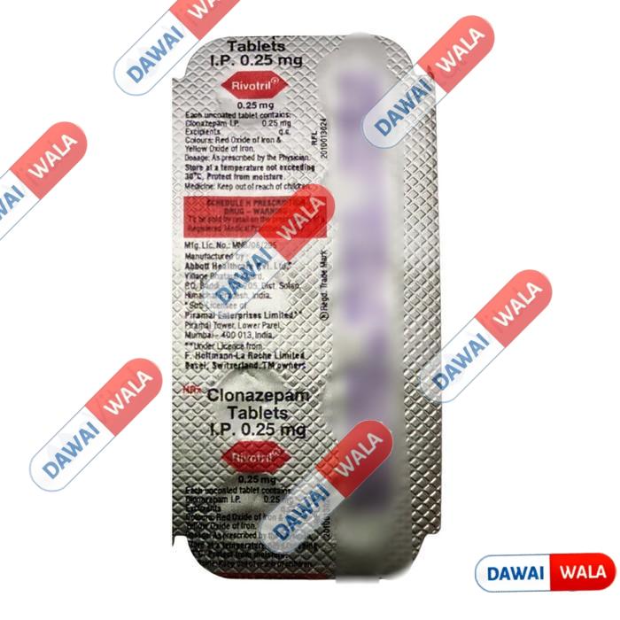Rivotril 0.25mg Tablet