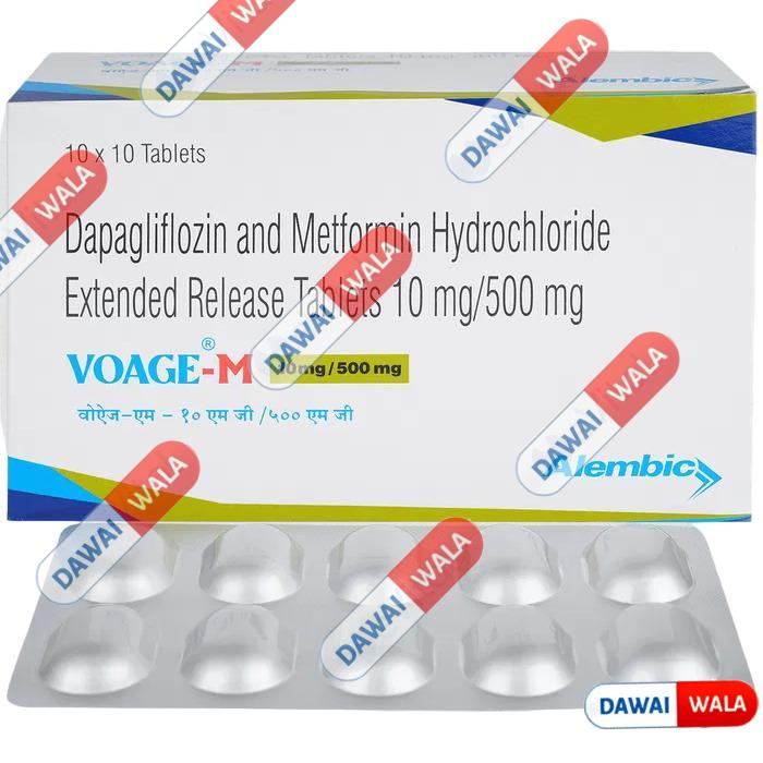 Voage-M 10mg/500mg Tablet