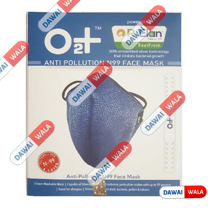 O2+ 6 Layer Anti Pollution N99 Face Mask
