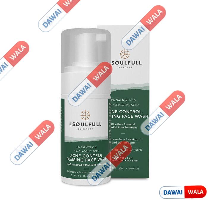 Be Soulfull Acne Control Foaming Face Wash
