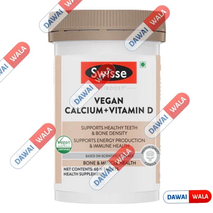 Swisse Ultiboost Vegan Calcium+Vitamin D Tablet