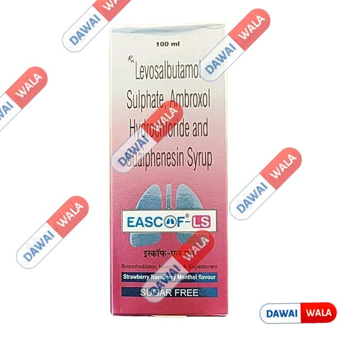 Eascof-LS Syrup Strawberry Raspberry Menthol Sugar Free