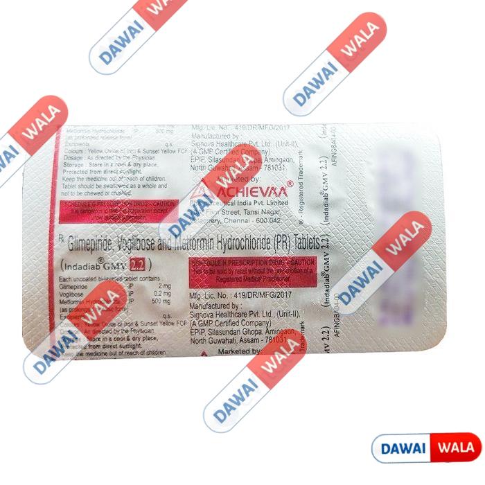 Indadiab GMV 2.2 Tablet