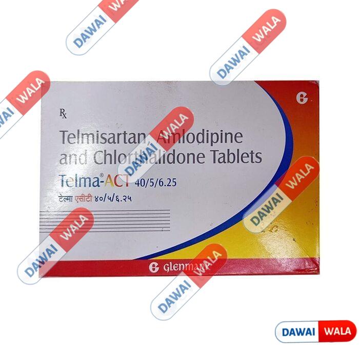 Telma-ACT 40/5/6.25 Tablet