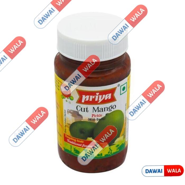 Priya Cut Mango Pickle With Garlic