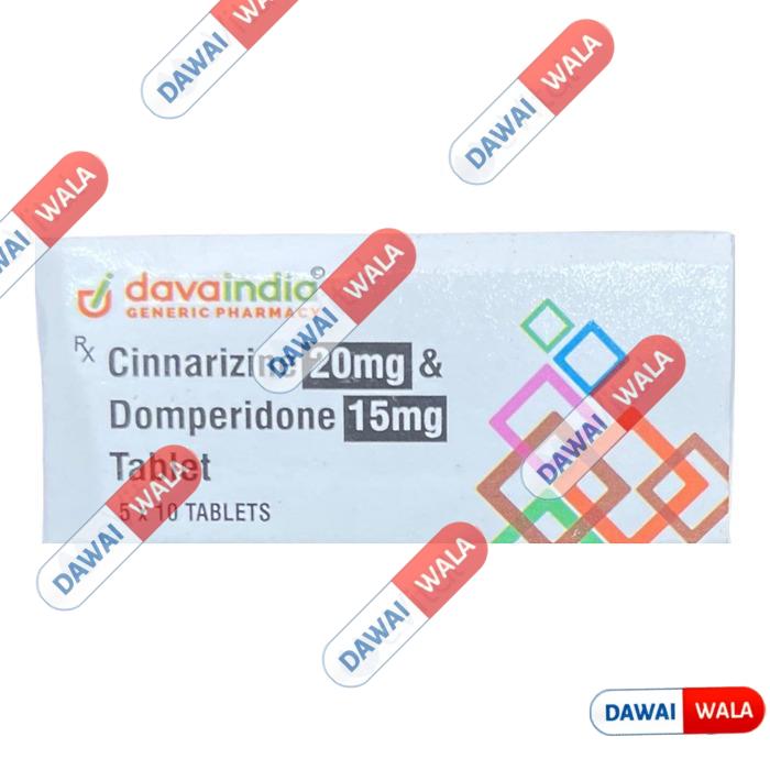 Cinnarizine (20mg) & Domperidone (15mg) Tablet