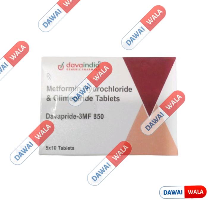 Davapride-3MF 850 Tablet