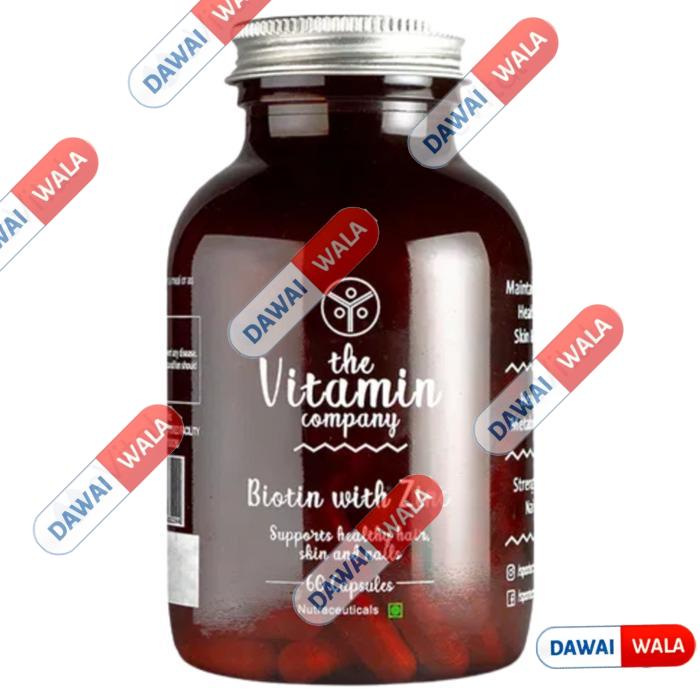 The Vitamin Company Biotin With Zinc Capsule
