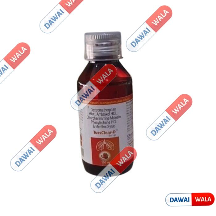 Tussclear-D Syrup Strawberry