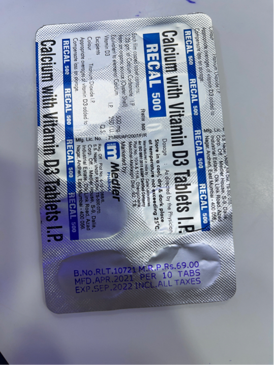 Recal 500 Tablet