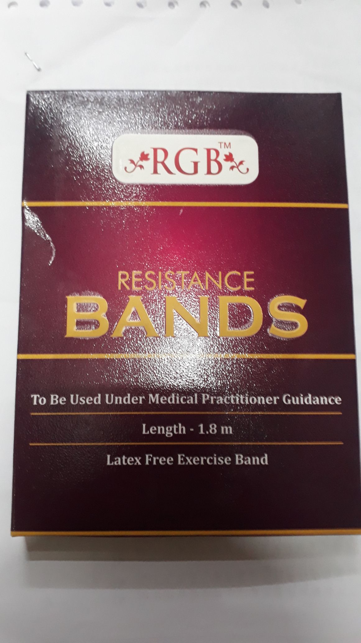 RGB Resistance Band Green-(1.8m)