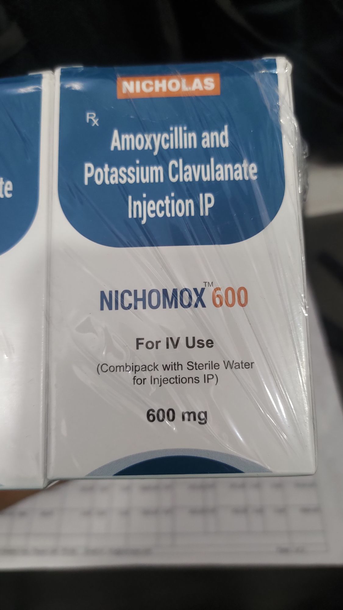 Nichomox 600mg Injection