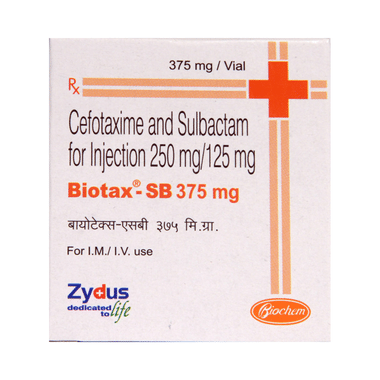 Biotax SB 250 mg/125 mg Injection