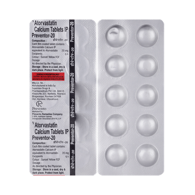 Preventor 20 Tablet