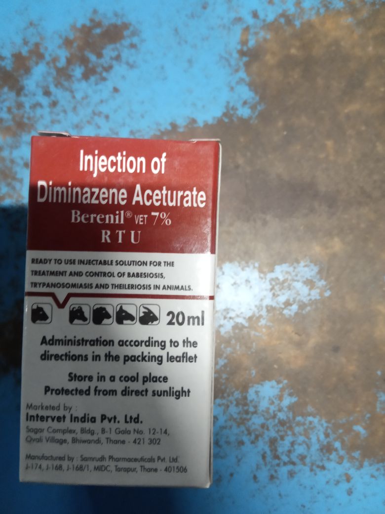 Berenil Vet 7% RTU Injection