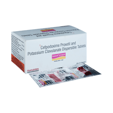 Zedocef CV 50 mg/31.25 mg Tablet