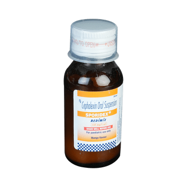 Sporidex Redimix 125mg Suspension Mango