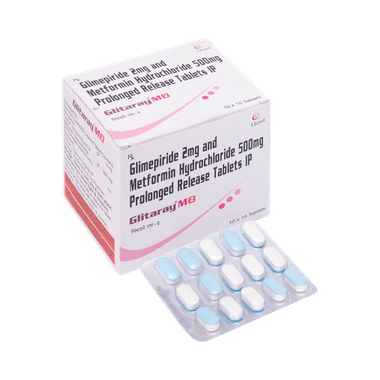 Glitaray M 2mg/500mg Tablet