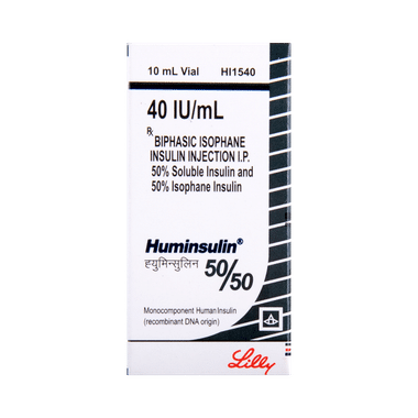 Huminsulin  50/50 Suspension for Injection 40IU/ml