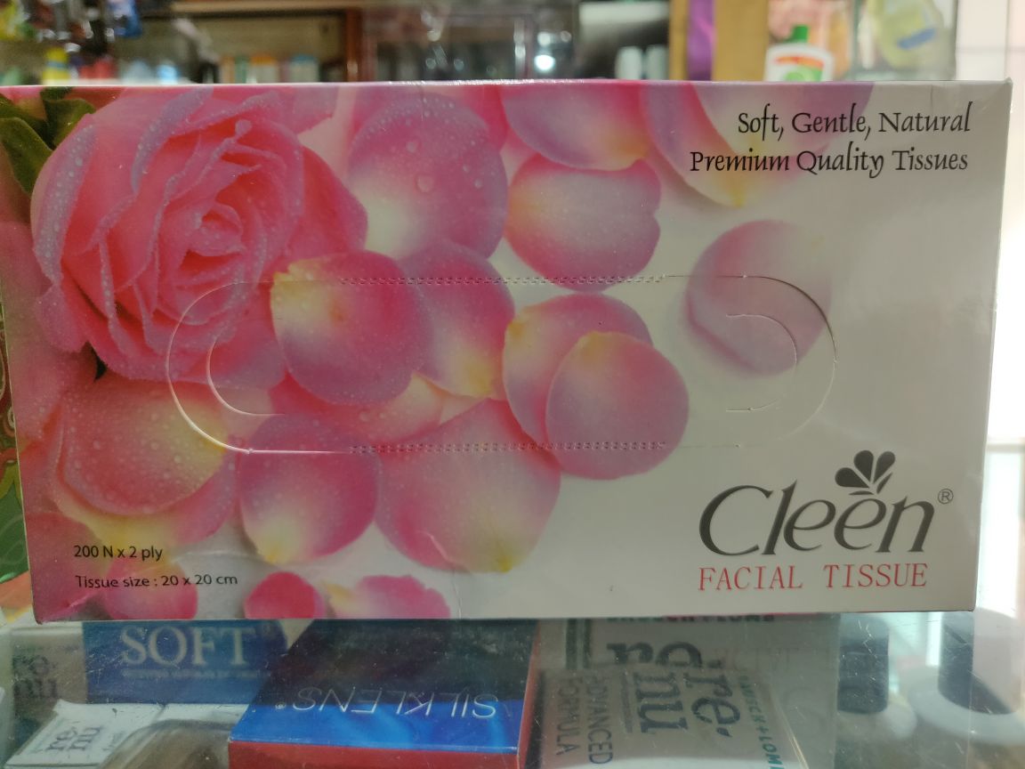 Cleen Rose 2 Ply Facial Tissue