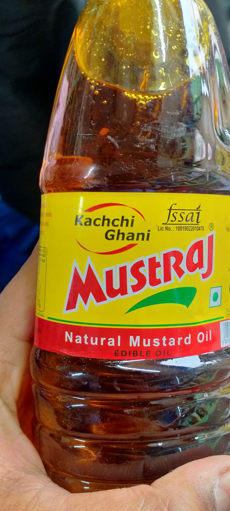 MustRaj Kacchi Ghani Mustard Edible Oil