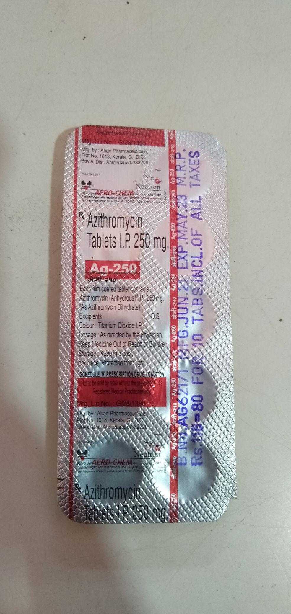 Ag-250 Tablet