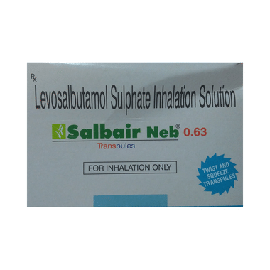 Salbair Neb 0.63 Transpules-2.5ml
