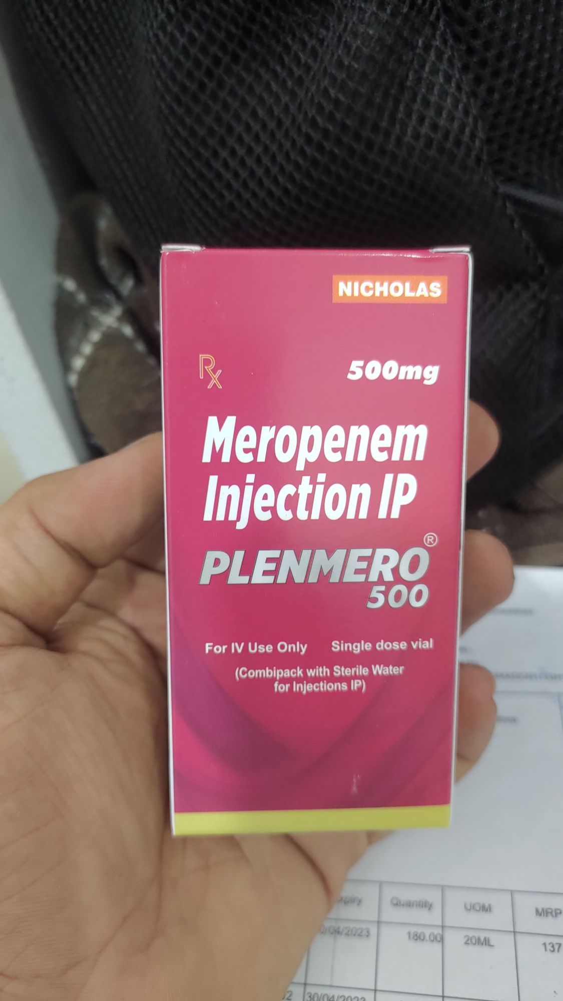 Plenmero 500mg Injection