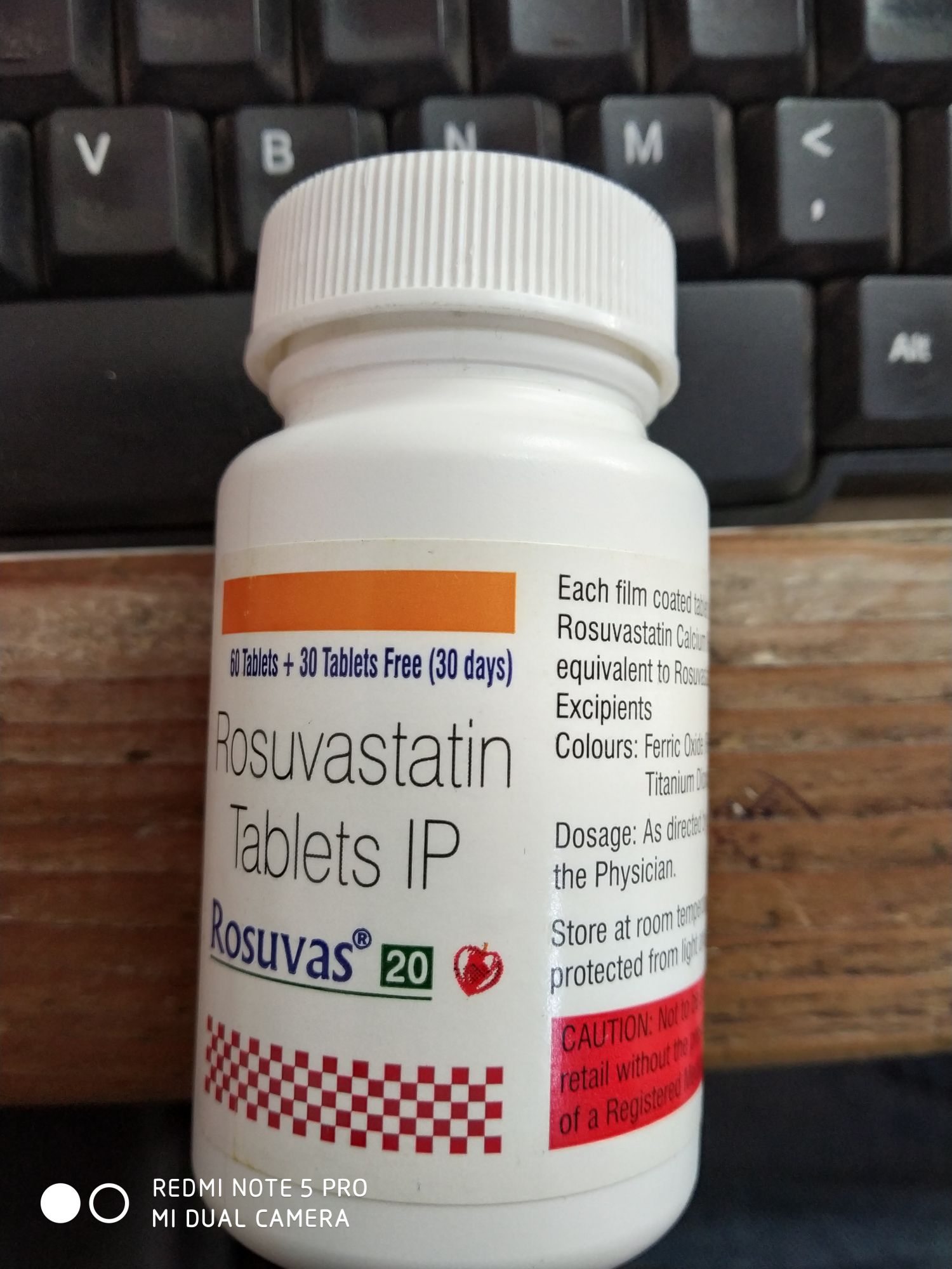 Rosuvas 20 Tablet (Free 30 Tablet)