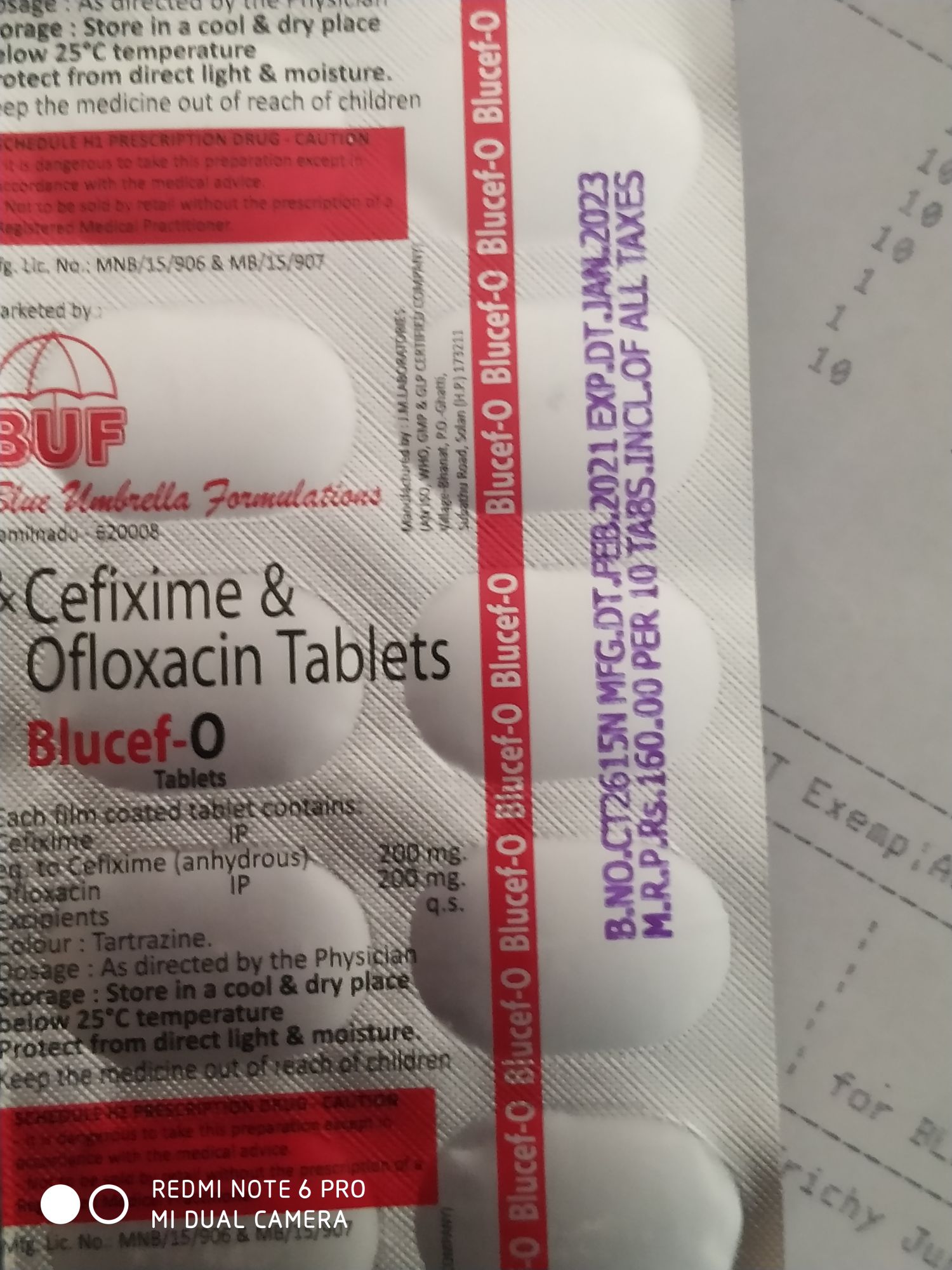 Blucef-O Tablet