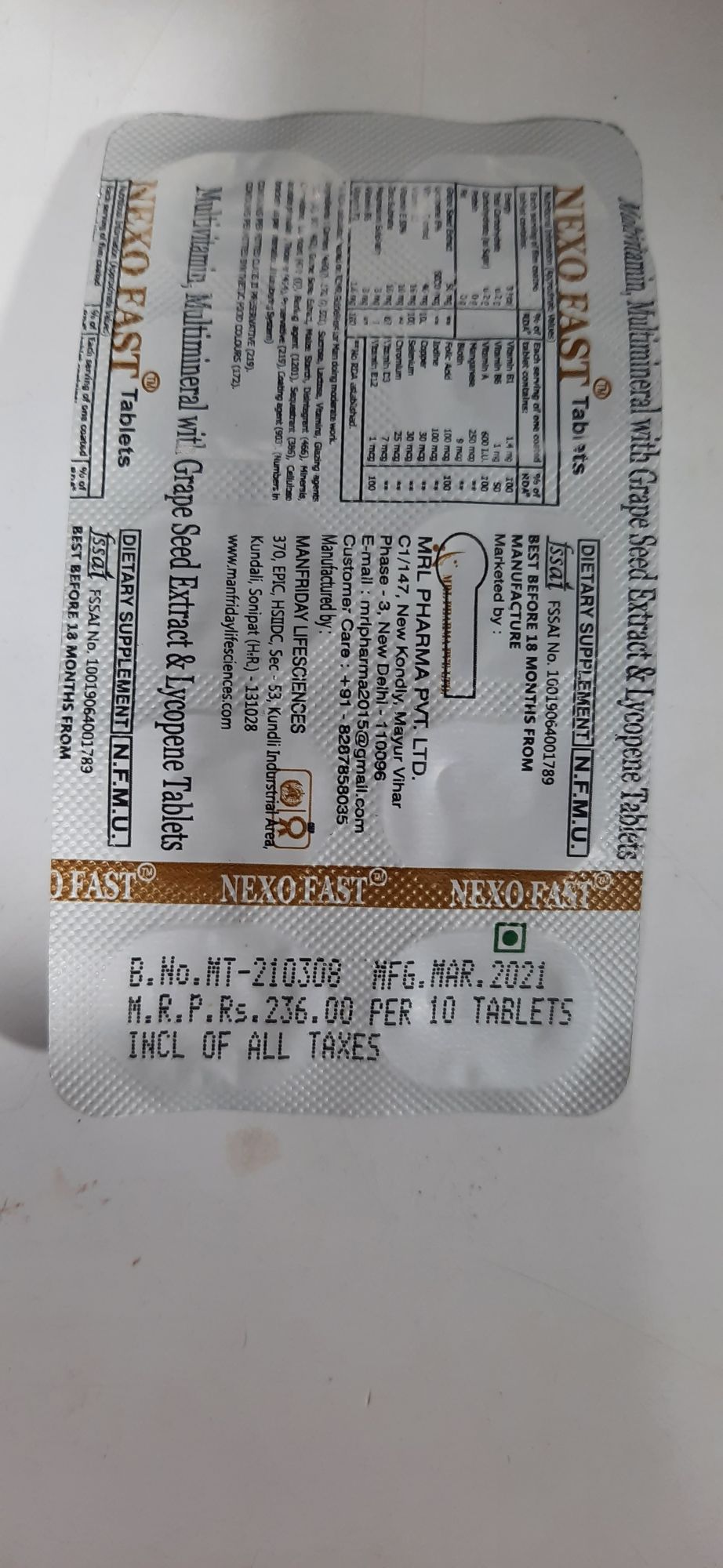 Nexo Fast Tablet