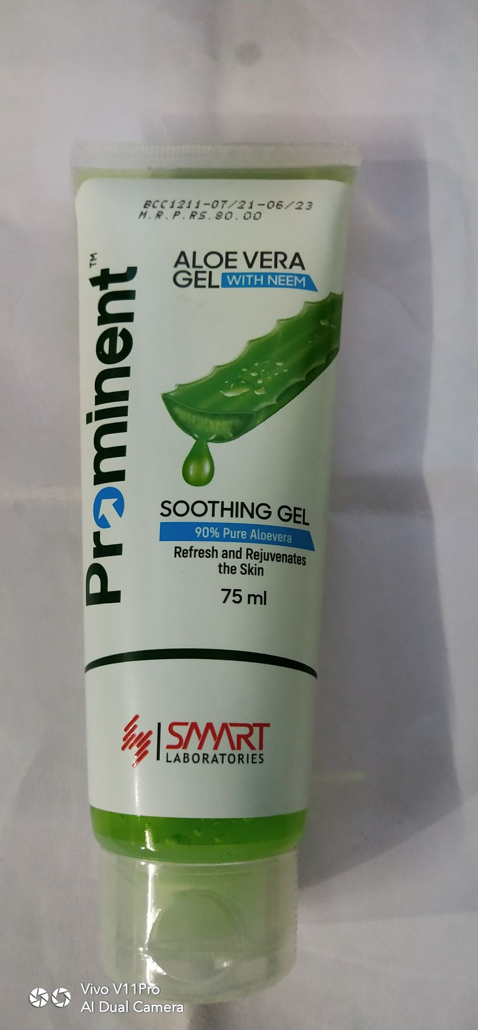 Prominent Aloe Vera Gel With Neem