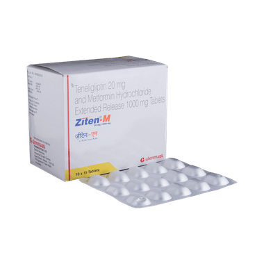 Ziten M 20mg/1000mg Tablet