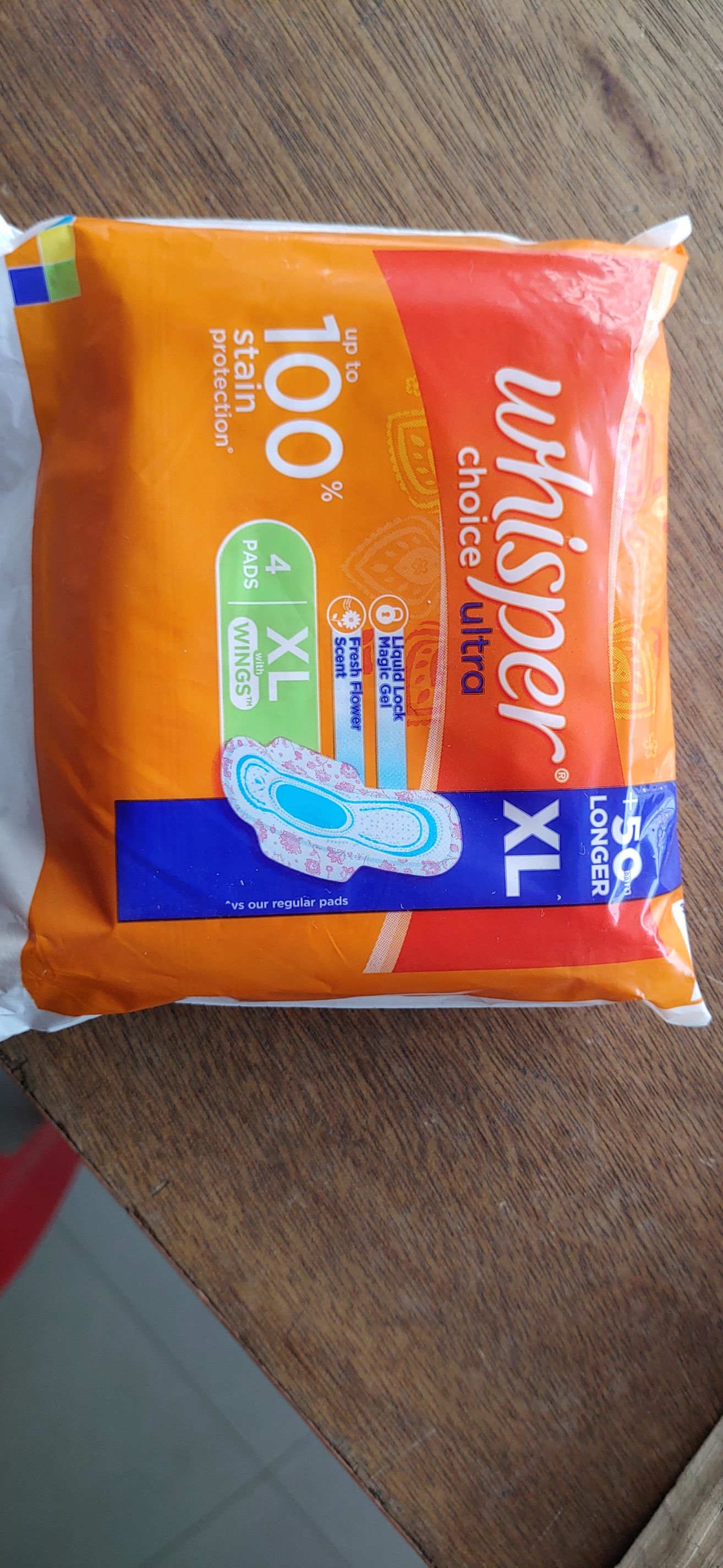 Whisper Choice Ultra Sanitary Pads XL