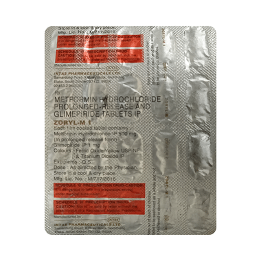 Zoryl-M 1 Tablet PR