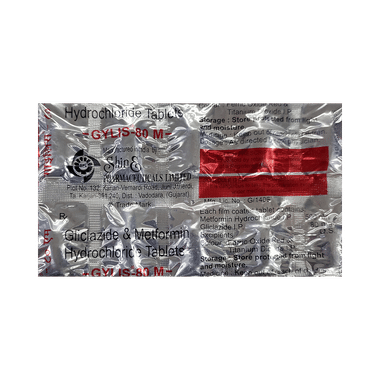 Gylis M 80mg/500mg Tablet