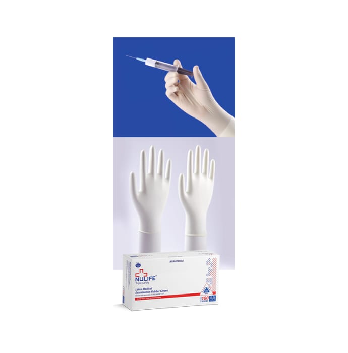 Nulife Latex Examination Non-Powdered, Non Sterile Glove Large