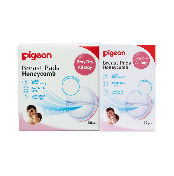Pigeon Breast Pads Honeycomb Combo (12 Pcs + 36 Pcs)