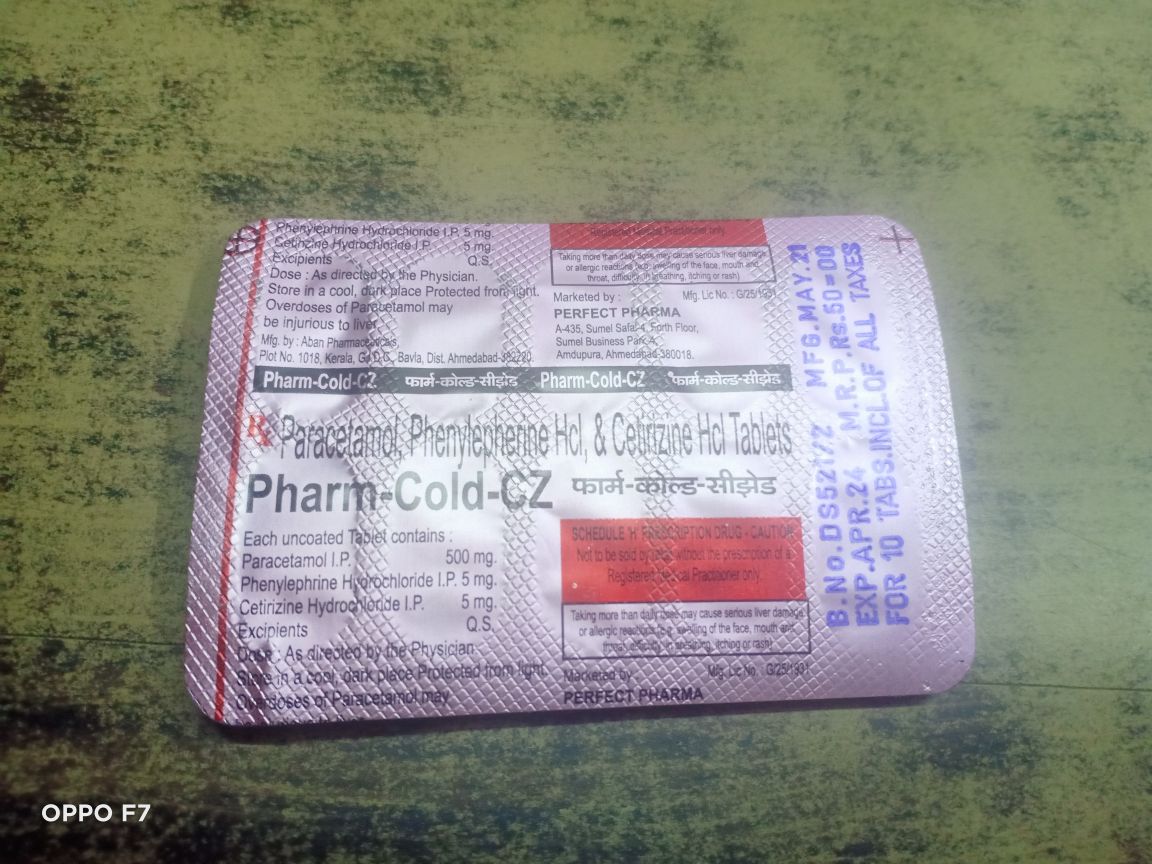 Pharm-Cold-CZ Tablet