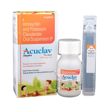 Acuclav 228.5mg Dry Syrup
