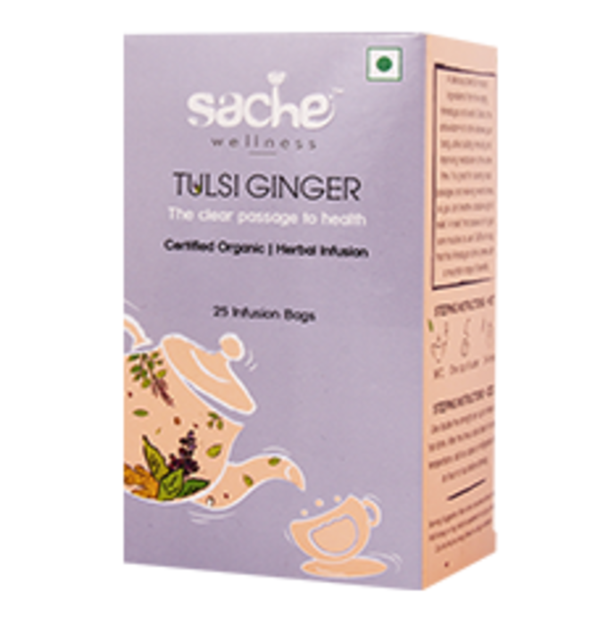 Sache Wellness Organic Tulsi Ginger Tea